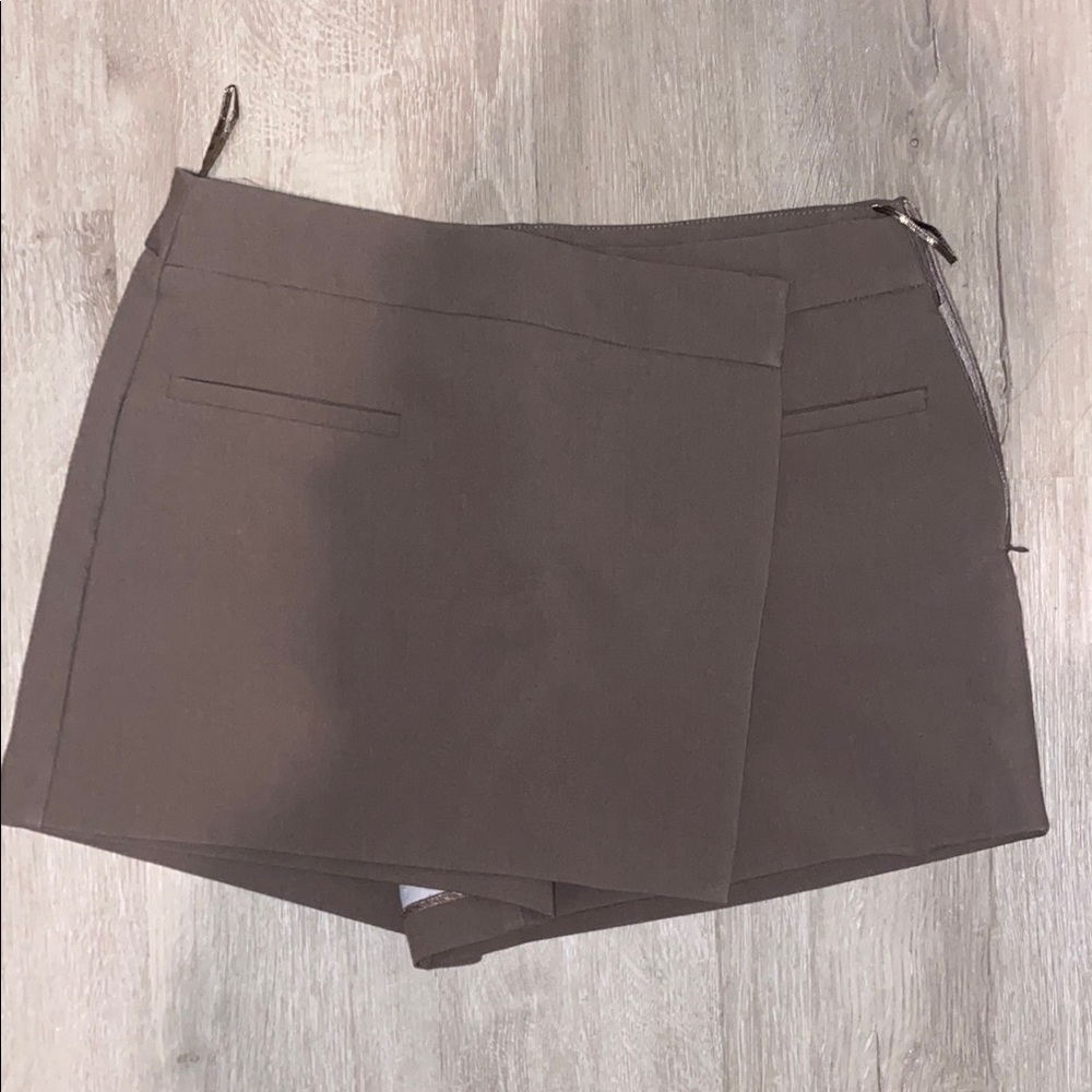Zara Brown/Green Women's Skort